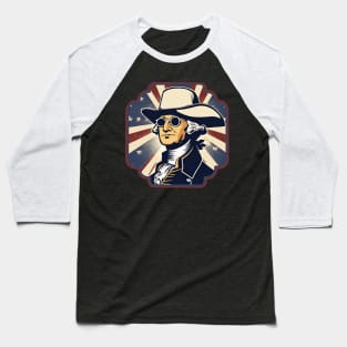 George Washington with sunglasses Baseball T-Shirt